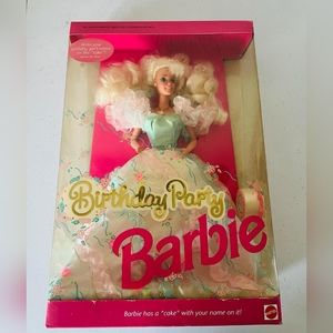 Vintage birthday party Barbie 90s